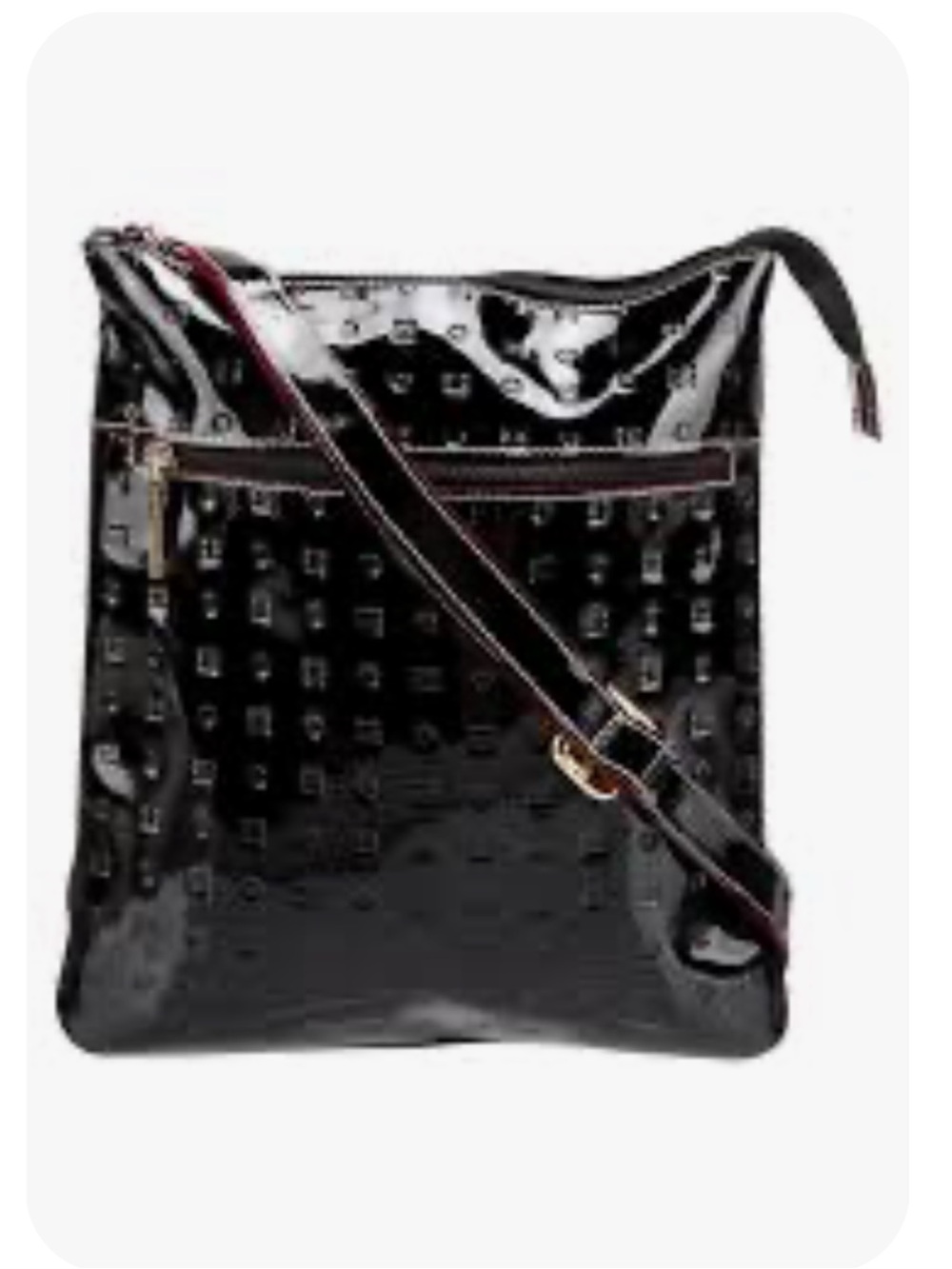 Arcadia Gold-Tone Leather
Crossbody Bag